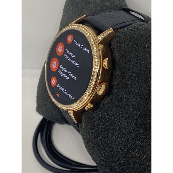 Fossil Gen 4 Authentic Digital Dial Smart Watch Custom Band FTW6015 AB522 - Picture 4 of 10